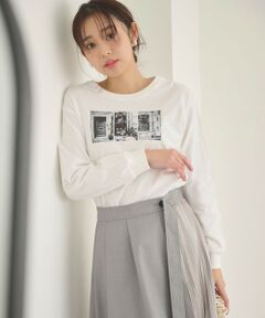 【洗える】アソートプリントロング Ｔシャツ