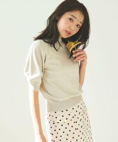 Feroux / フェルゥ ニット・セーター | 【大好評につき今季も登場！接触冷感】ハーフパフスリーブ プルオーバー