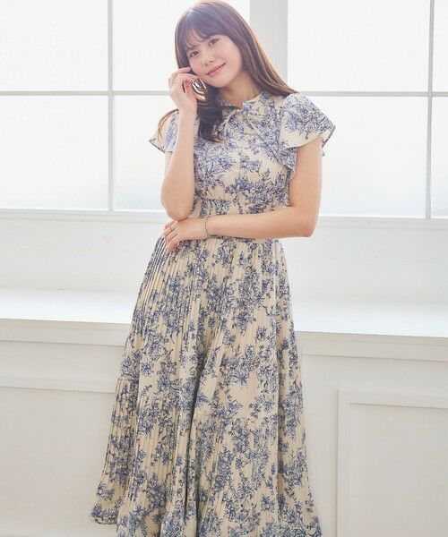 Feroux / フェルゥ ロング・マキシ丈ワンピース | 【大好評につき新色・追加決定！】ウエストシャーリングデシン ワンピース | 詳細20