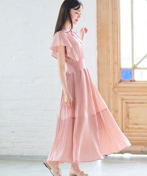 Feroux / フェルゥ ロング・マキシ丈ワンピース | 【大好評につき新色・追加決定！】ウエストシャーリングデシン ワンピース | 詳細26