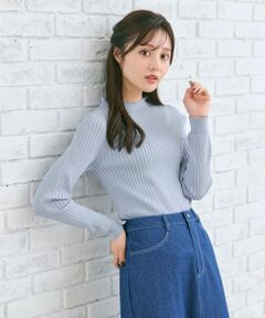 Feroux / フェルゥ ニット・セーター | 【洗える】ロゴリブ プルオーバー ニット