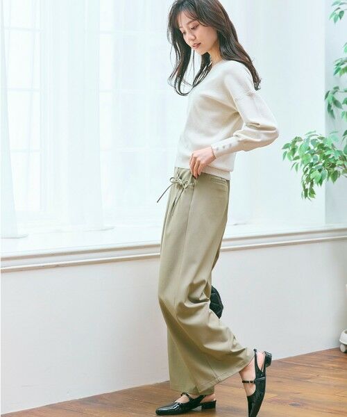 Feroux / フェルゥ ニット・セーター | 【洗える】Vネック プルオーバー ニット | 詳細13