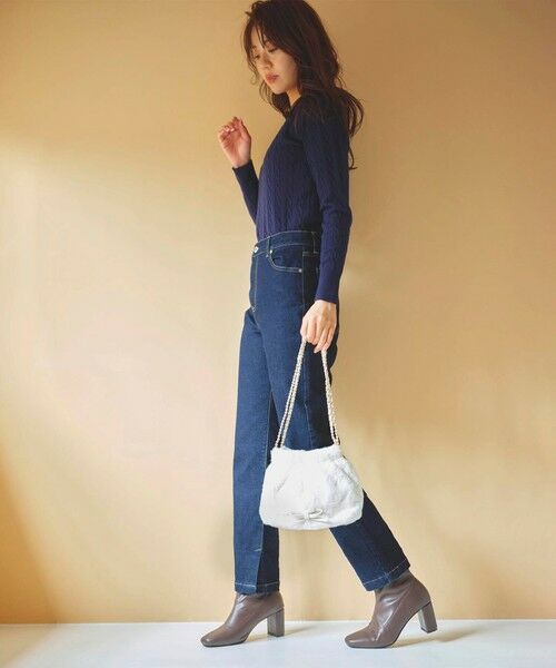 Feroux / フェルゥ ショルダーバッグ | キルティング＆エコファー チェーンバッグ | 詳細2