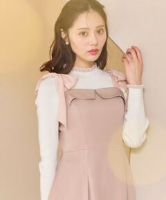 Feroux / フェルゥ ニット・セーター | シアーフリル・ハイネックリブプルオーバー