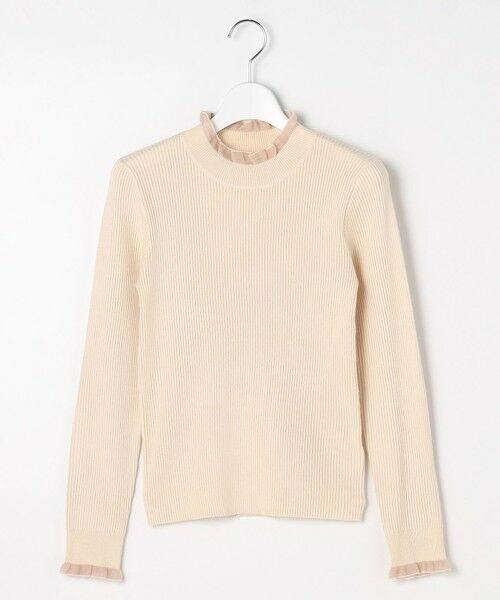 Feroux / フェルゥ ニット・セーター | シアーフリル・ハイネックリブプルオーバー | 詳細16