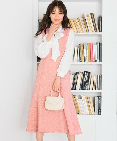 Feroux / フェルゥ シャツ・ブラウス | 【新色追加・洗える】ボリューム リボンタイ ブラウス | 詳細11