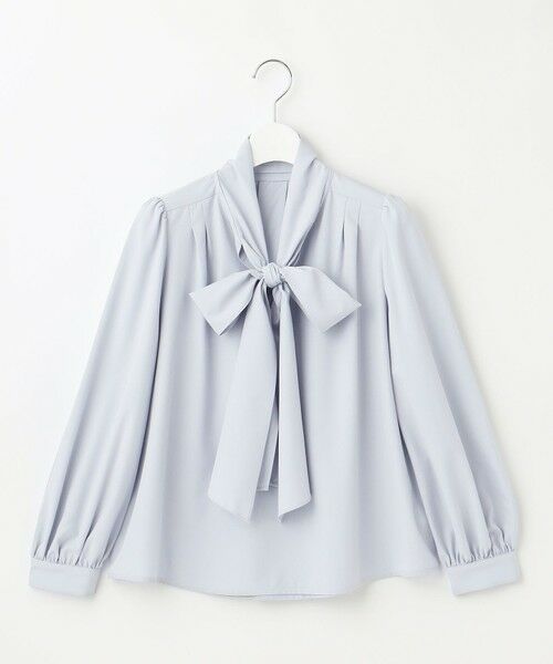 Feroux / フェルゥ シャツ・ブラウス | 【新色追加・洗える】ボリューム リボンタイ ブラウス | 詳細11