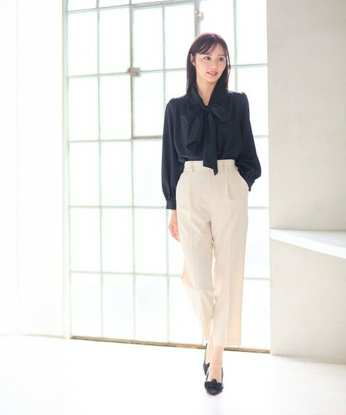 Feroux / フェルゥ シャツ・ブラウス | 【新色追加・洗える】ボリューム リボンタイ ブラウス | 詳細22