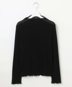 Feroux / フェルゥ カットソー | 【洗える】ベロア ハイネックトップス