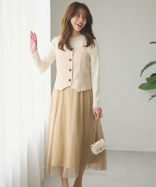 Feroux / フェルゥ ロング・マキシ丈スカート | フレアチュール ジャンパースカート | 詳細14