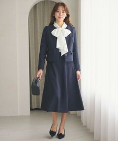 Feroux / フェルゥ セットアップ | 【洗える】パールボタンジャケット×スカート セットアップ