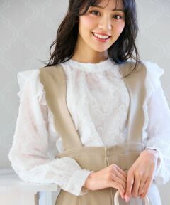 Feroux / フェルゥ シャツ・ブラウス | 【洗える】ジャガードブラウス