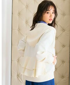 Feroux / フェルゥ パーカー | 【洗える・新色追加】バックフリル ダンボールパーカー