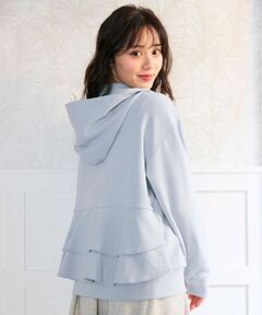 Feroux / フェルゥ パーカー | 【洗える・新色追加】バックフリル ダンボールパーカー