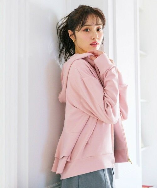 Feroux / フェルゥ パーカー | 【洗える・新色追加】バックフリル ダンボールパーカー | 詳細5