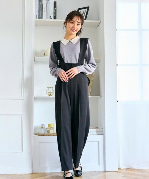 Feroux / フェルゥ ニット・セーター | 【洗える】襟付きニット プルオーバー | 詳細2