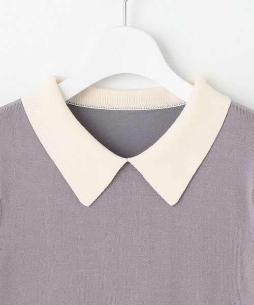 Feroux / フェルゥ ニット・セーター | 【洗える】襟付きニット プルオーバー | 詳細4