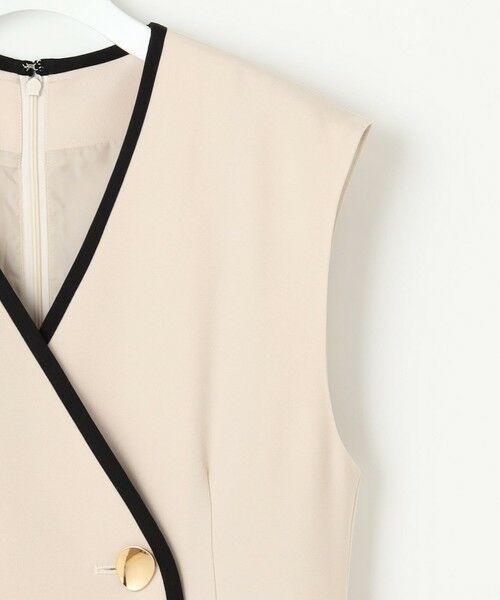 Feroux / フェルゥ ロング・マキシ丈スカート | 【洗える】バイカラートリム ジャンパースカート | 詳細4