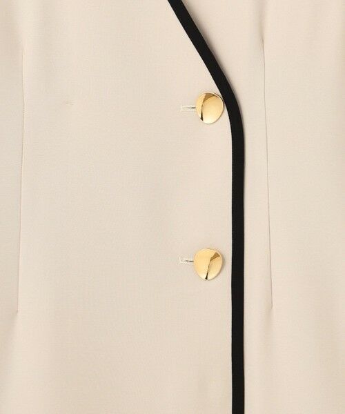 Feroux / フェルゥ ロング・マキシ丈スカート | 【洗える】バイカラートリム ジャンパースカート | 詳細6