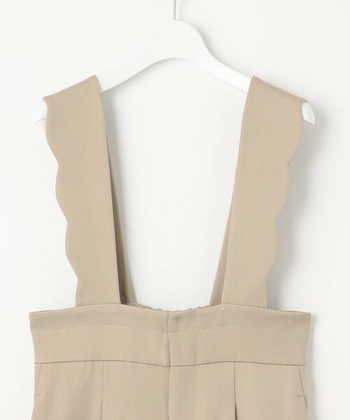 Feroux / フェルゥ サロペット・オールインワン | 【洗える】スカラップデザイン・サスペンダー付きパンツ | 詳細11