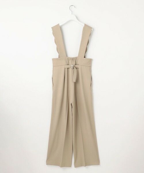 ミエーレ グランデ スカラップデザイン ブラック サスペンダーパンツ　ベベット 2WAY scalloped pants – miele grande