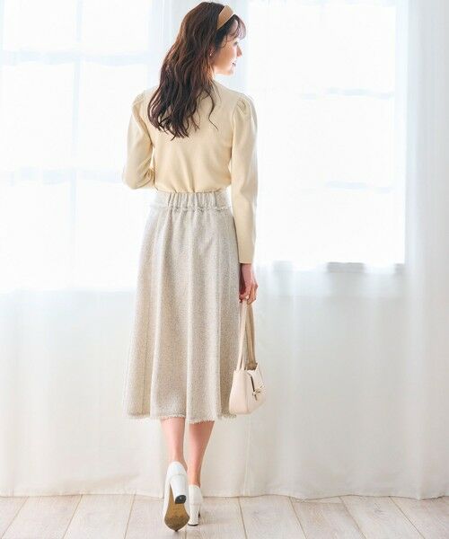 Feroux / フェルゥ ミニ・ひざ丈スカート | 【セットアップ対応】春ツイード フレアスカート | 詳細2