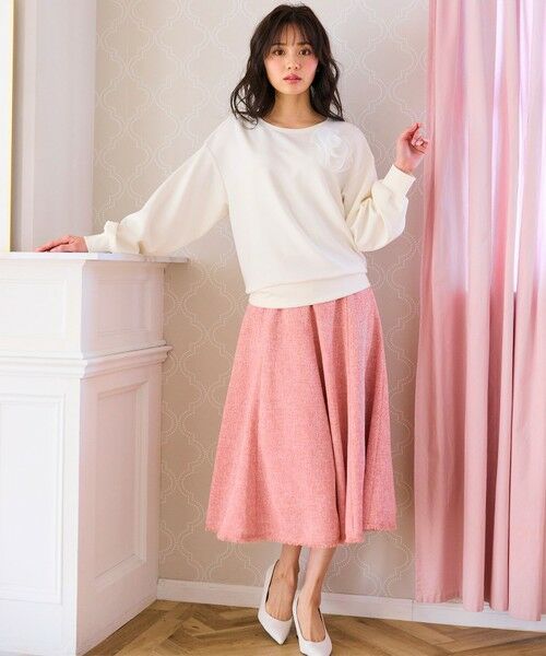 Feroux / フェルゥ ミニ・ひざ丈スカート | 【セットアップ対応】春ツイード フレアスカート | 詳細19