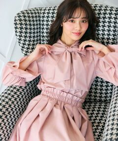 Feroux / フェルゥ シャツ・ブラウス | 【キレイ見えセットアップ対応】リボンタイ ブラウス