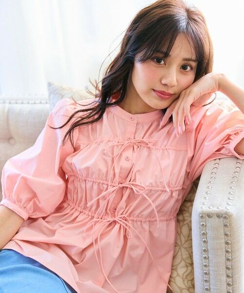 Feroux / フェルゥ シャツ・ブラウス | リボンギャザー ブラウス | 詳細1