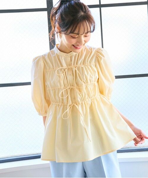 Feroux / フェルゥ シャツ・ブラウス | リボンギャザー ブラウス | 詳細10