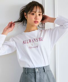 Feroux / フェルゥ カットソー | メッセージプリント・ロングスリーブTシャツ