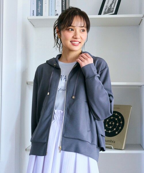 プリーツプリーズ ジオメトリック プリントカットソー 長袖　バルーンスリーブ プリント長袖Tシャツ(ジオメトリック/サメ)