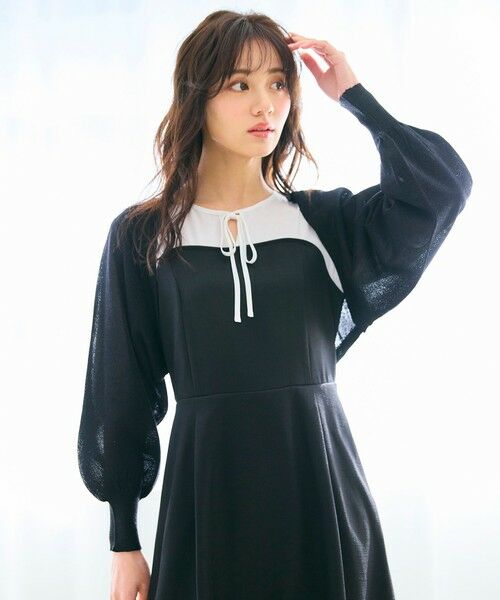 Feroux / フェルゥ カーディガン・ボレロ | ラメニット ボレロ | 詳細2