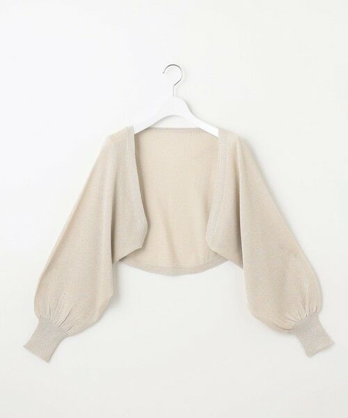 Feroux / フェルゥ カーディガン・ボレロ | ラメニット ボレロ | 詳細15