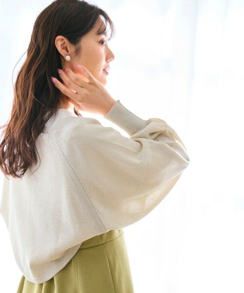 Feroux / フェルゥ カーディガン・ボレロ | ラメニット ボレロ | 詳細11