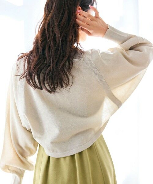 Feroux / フェルゥ カーディガン・ボレロ | ラメニット ボレロ | 詳細12