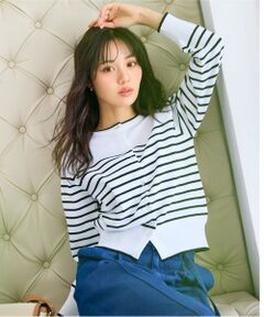 Feroux / フェルゥ カーディガン・ボレロ | ロゴ刺繍ニット カーディガン