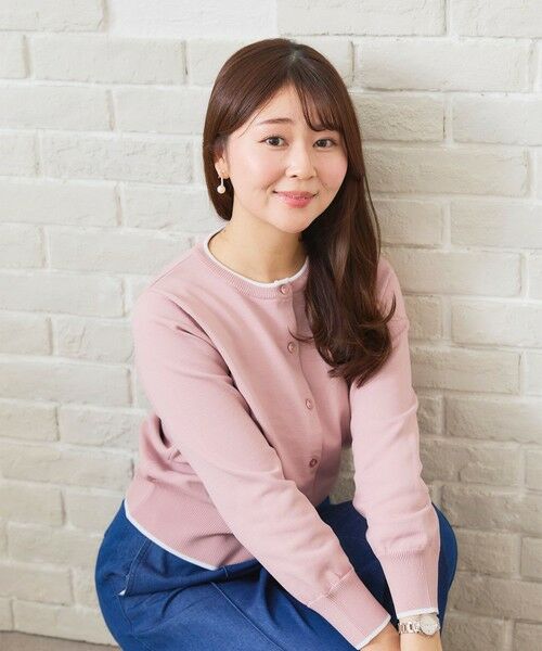 Feroux / フェルゥ カーディガン・ボレロ | ロゴ刺繍ニット カーディガン | 詳細3