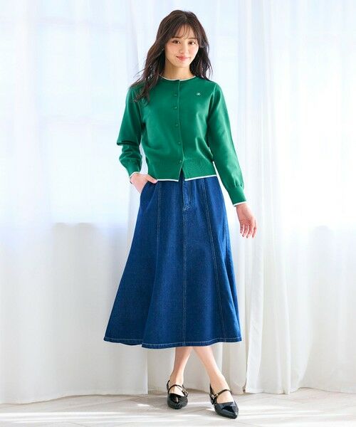 Feroux / フェルゥ カーディガン・ボレロ | ロゴ刺繍ニット カーディガン | 詳細5