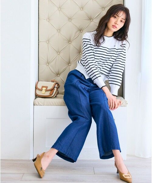 Feroux / フェルゥ カーディガン・ボレロ | ロゴ刺繍ニット カーディガン | 詳細8