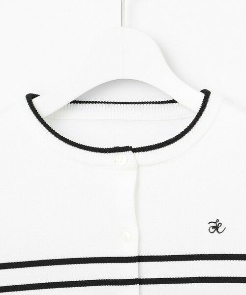 Feroux / フェルゥ カーディガン・ボレロ | ロゴ刺繍ニット カーディガン | 詳細11