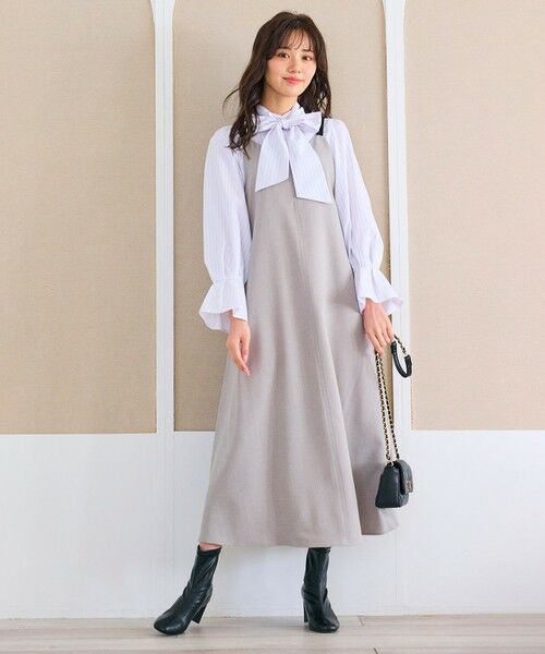 Feroux / フェルゥ ロング・マキシ丈スカート | ダブルストラップキャミ ドレス | 詳細1