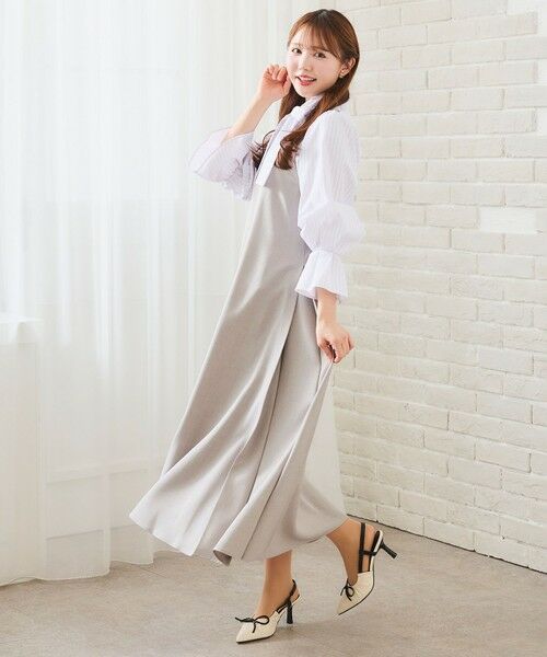 Feroux / フェルゥ ロング・マキシ丈スカート | ダブルストラップキャミ ドレス | 詳細12