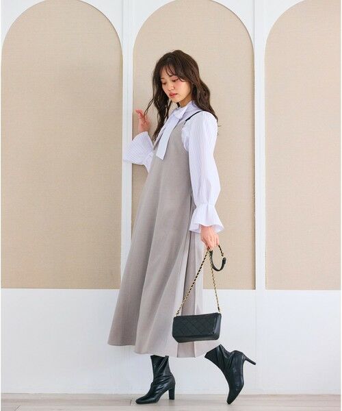 Feroux / フェルゥ ロング・マキシ丈スカート | ダブルストラップキャミ ドレス | 詳細4