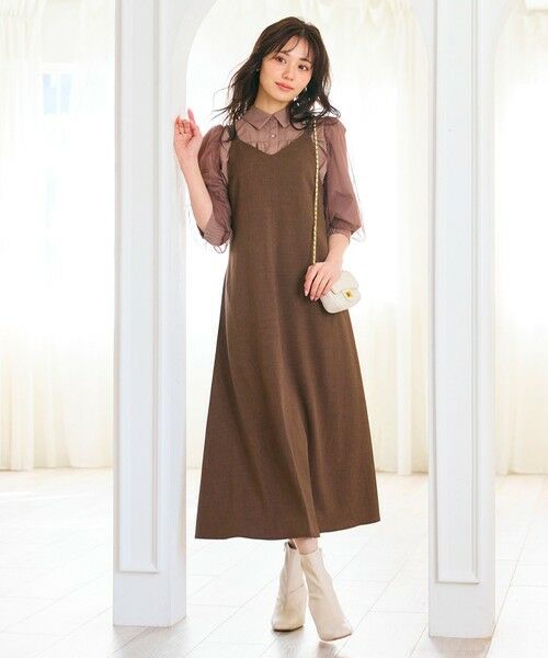 Feroux / フェルゥ ロング・マキシ丈スカート | ダブルストラップキャミ ドレス | 詳細14