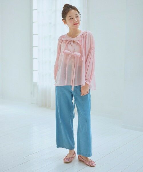 Feroux / フェルゥ シャツ・ブラウス | ダブルリボンシアー ブラウス | 詳細17