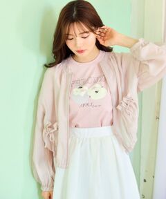 Feroux / フェルゥ ブルゾン | リボンポケット シアー ブルゾン