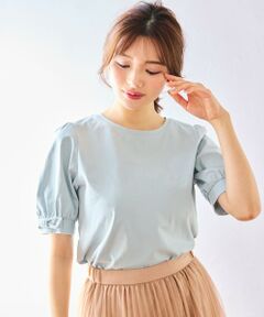 Feroux / フェルゥ カットソー | パフスリーブリボン Tシャツ