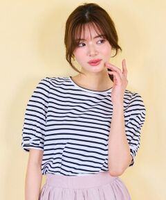 Feroux / フェルゥ カットソー | パフスリーブリボン Tシャツ