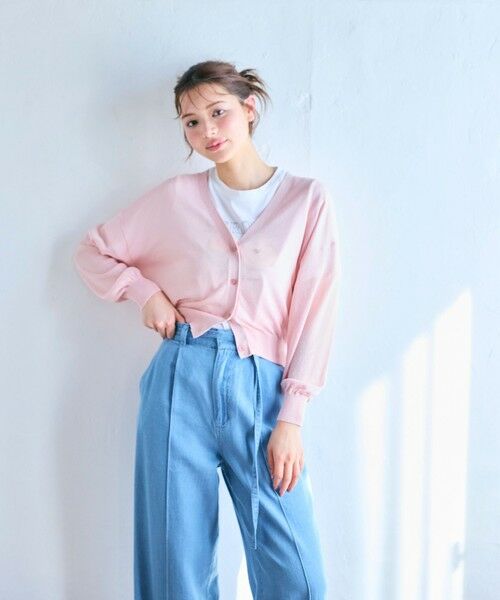 Feroux / フェルゥ カーディガン・ボレロ | シアーニット カーディガン | 詳細10